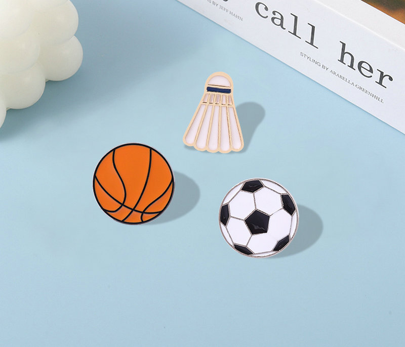 Badminton Icon - Pin esmaltado deportivo a la moda,