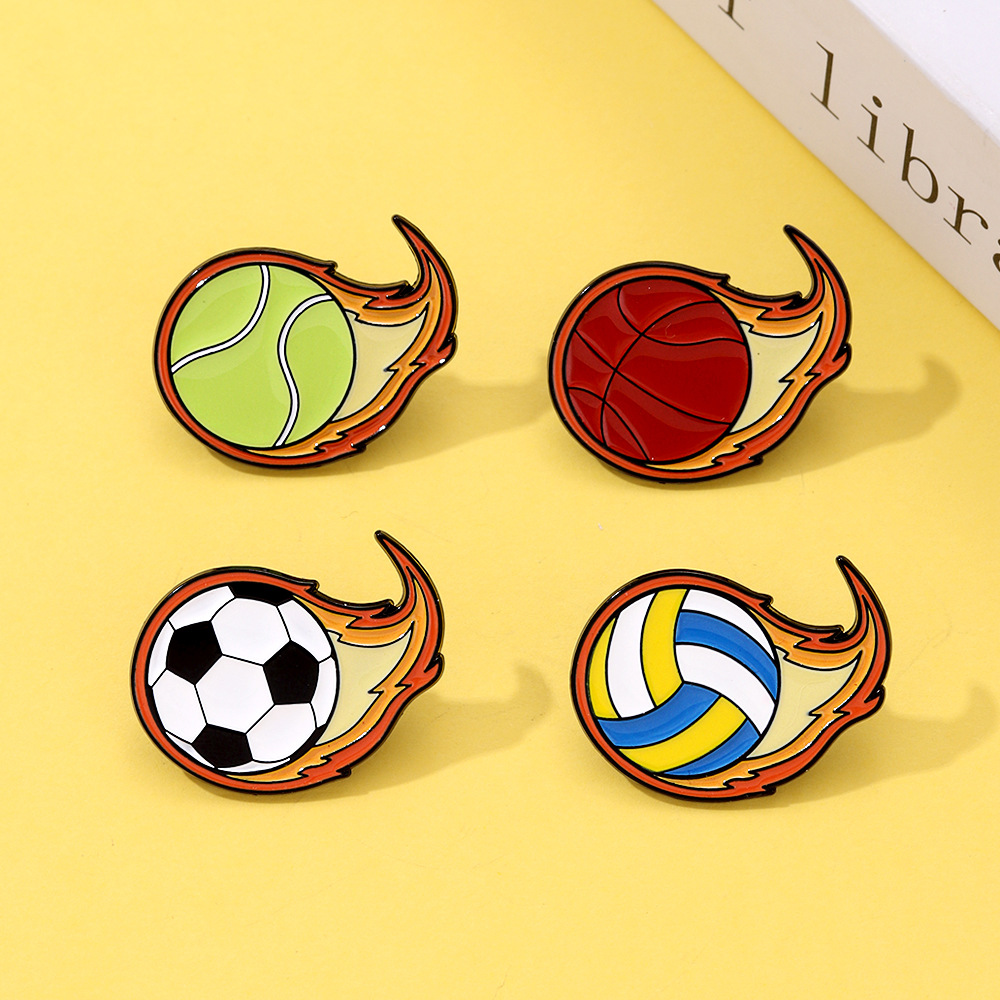Broche esmaltado con bola de l - Badminton Icon reseña y precio